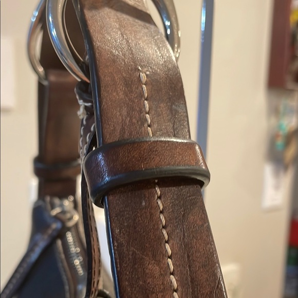 BEAUTY DOONEY & BOURKE BROWN Pebbled Leather Shoulder Bag❗️ - Picture 7 of 17